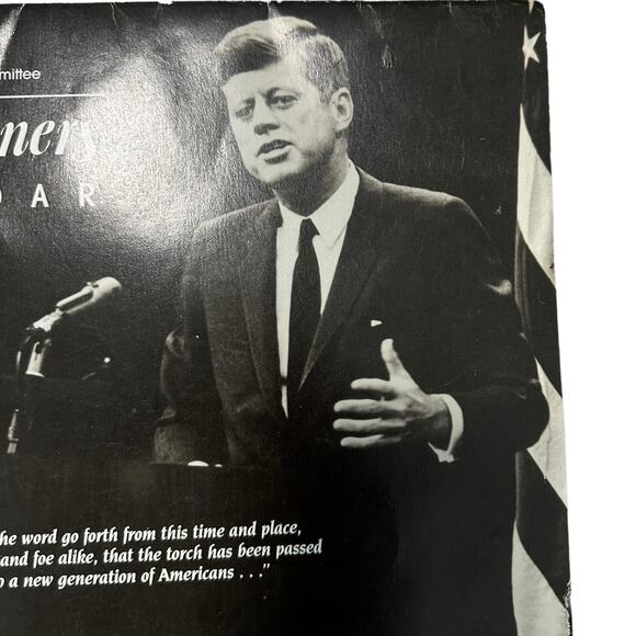 Democratic National Committee 1987 Winner Calendar Featuring JFK , Kennedy - Picture 2 of 5